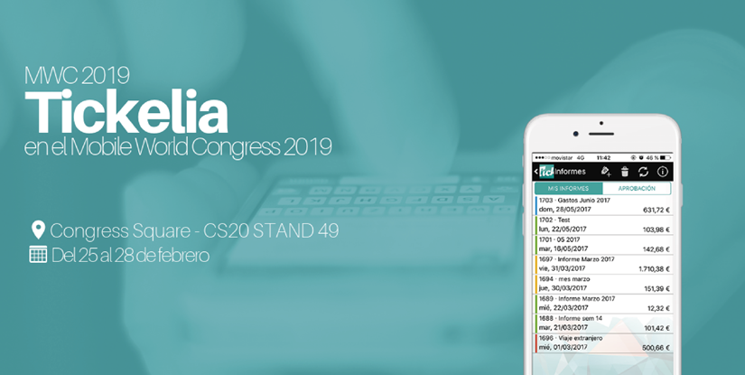 Tickelia en el Mobile World Congress 2019