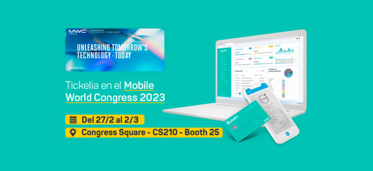 Tickelia participará en el Mobile World Congress 2023.