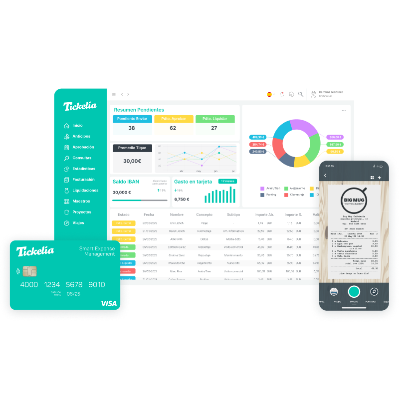 - Inicio EN Tickelia, la solución 360º para la gestión de gastos de empresa.
