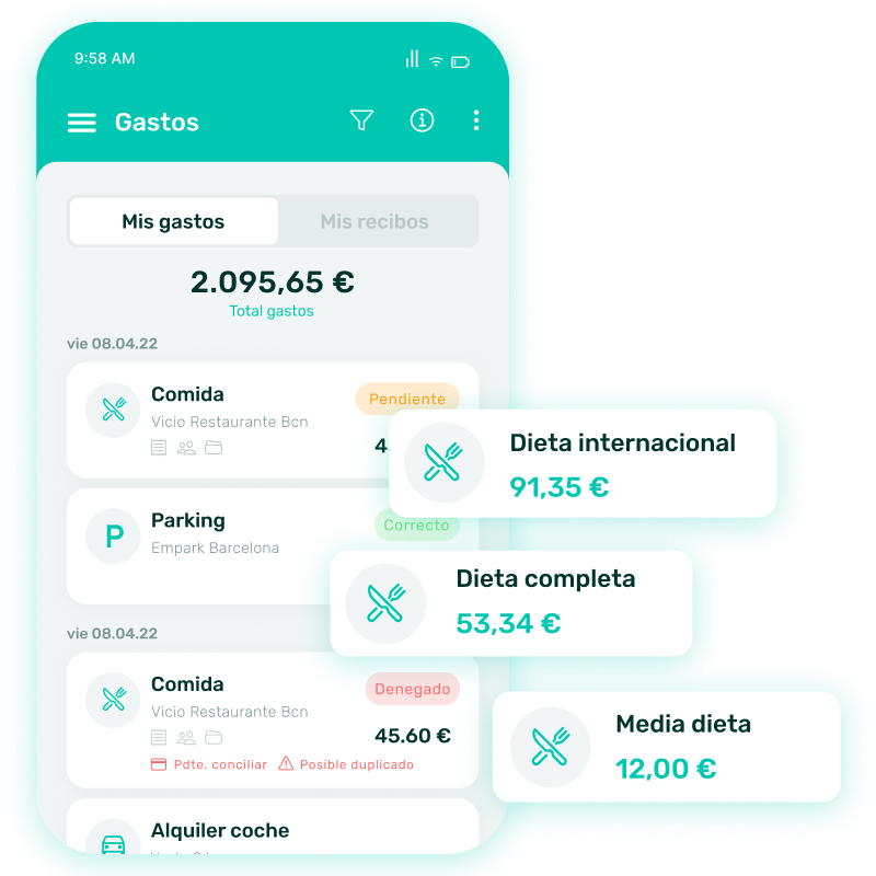 - Digitization of expenses Digitalización del gasto