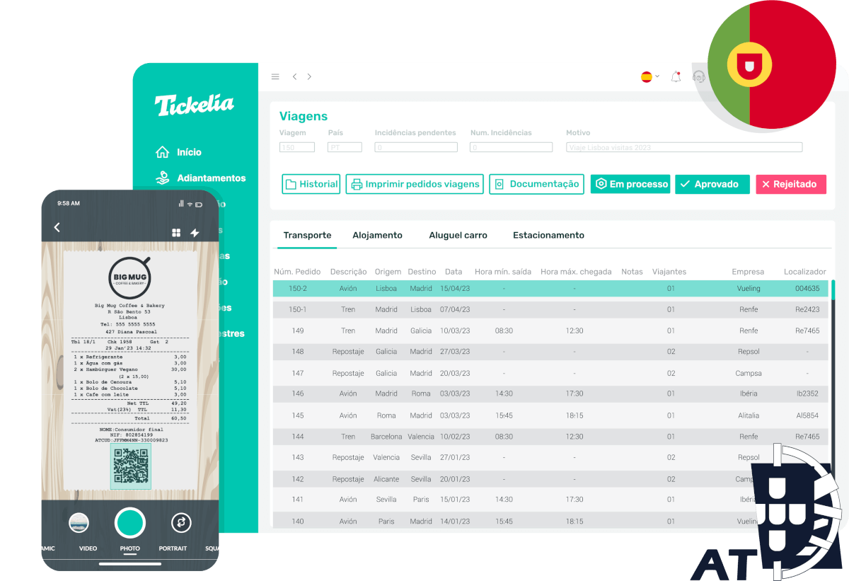 - Inicio-PT Tickelia, a solução adaptada à normativa portuguesa