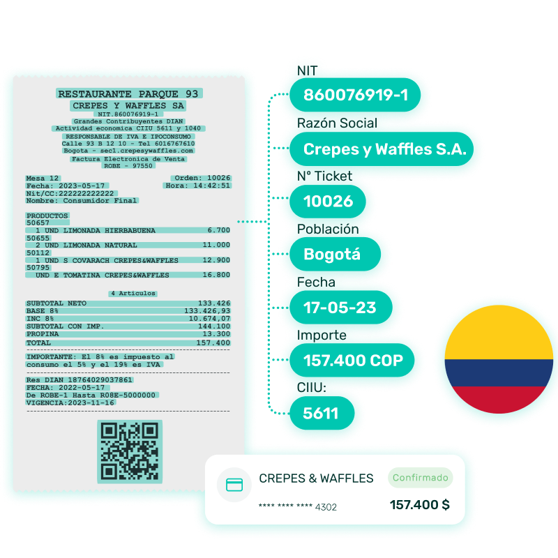 - Digitalización del gasto CO Lectura automática OCR con IA