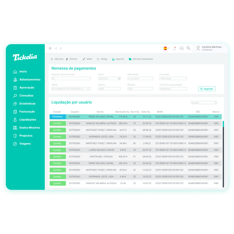 - Automatize os processos financeiros Pagamento automático mediante SEPA