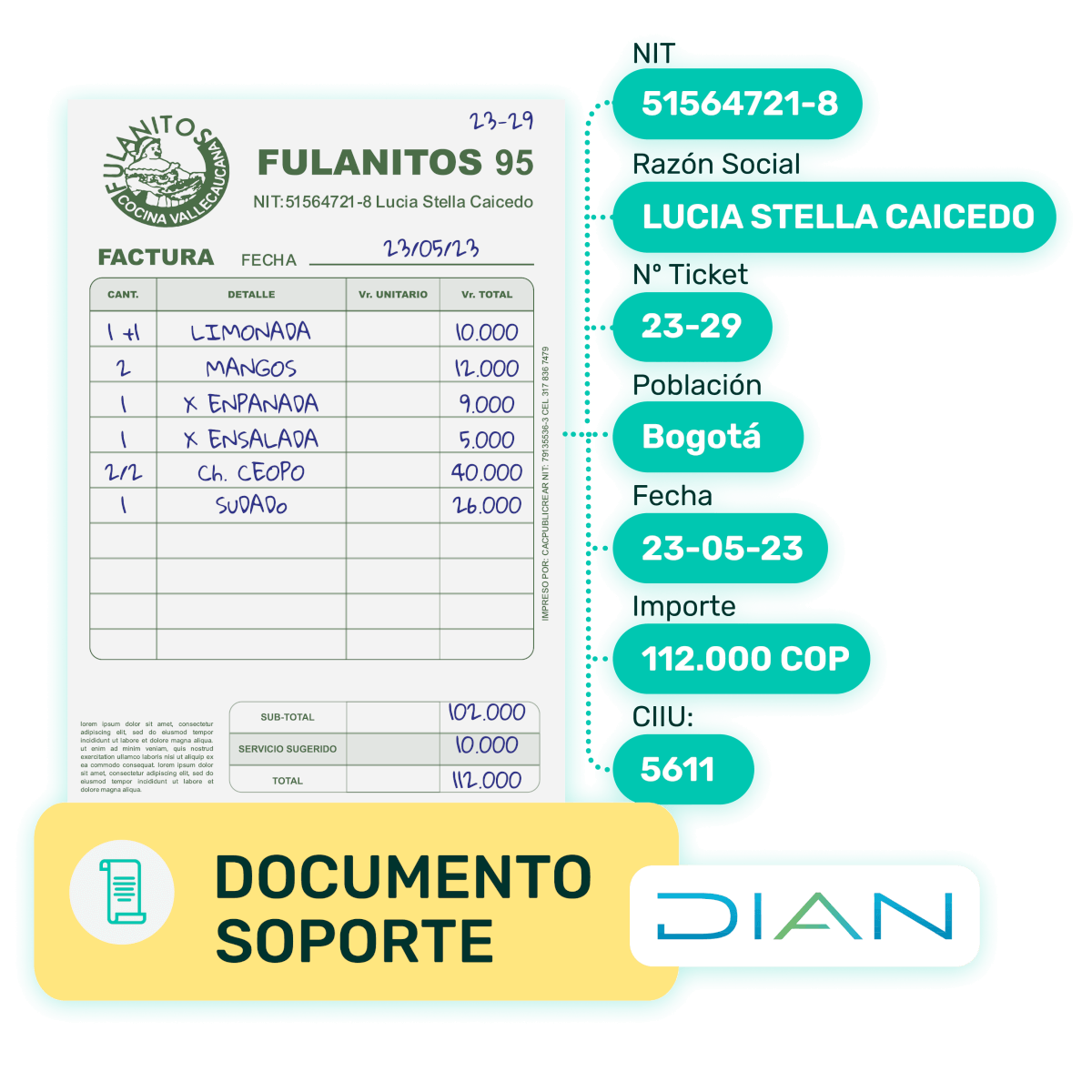 - Inicio CO Documento soporte de los no obligados a facturar