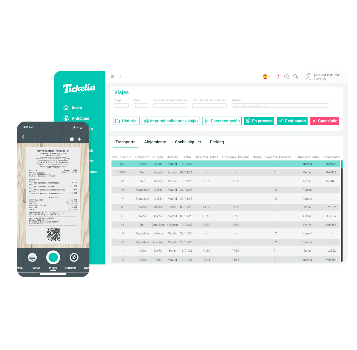 Simplifica tu gestión de gastos y viáticos de empresa