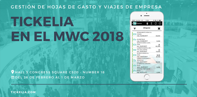 Tickelia asiste al Mobile World Congress de 2018