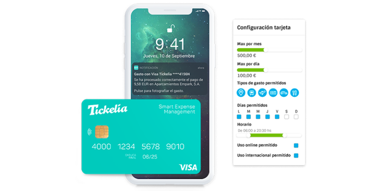 Tickelia presenta sus tarjetas Visa Tickelia que fusionan la gestión de gastos con los métodos de pago inteligente