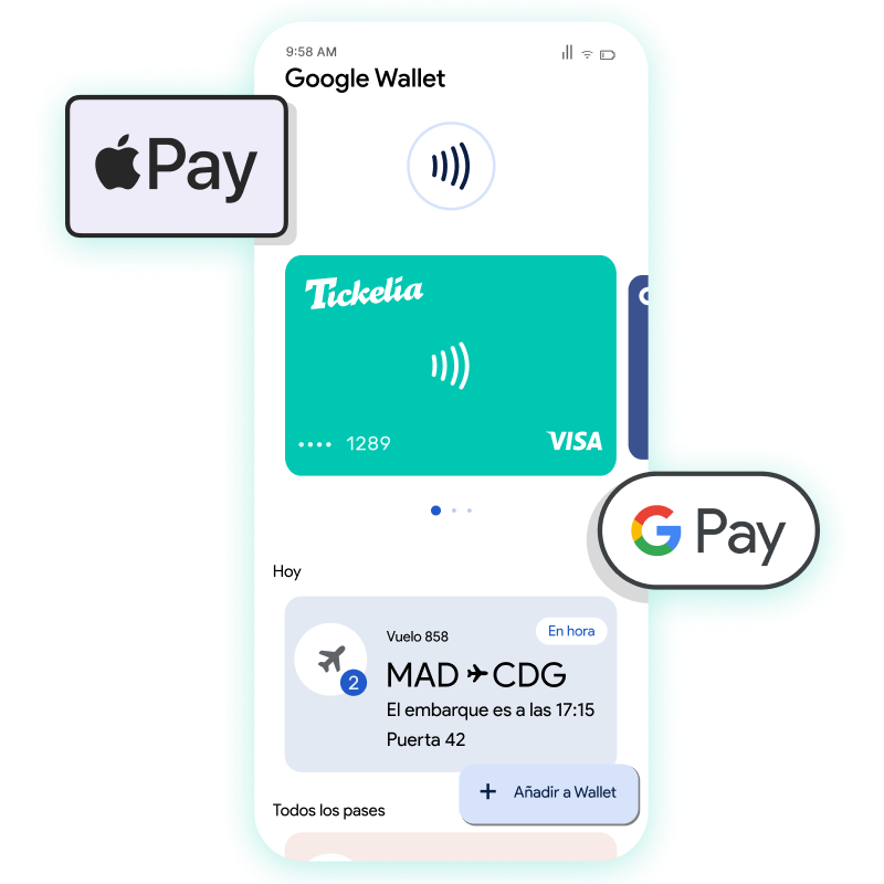 Apple Pay y Google Pay​
